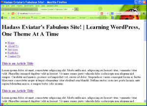 Hadass Eviatar's Fabulous Site